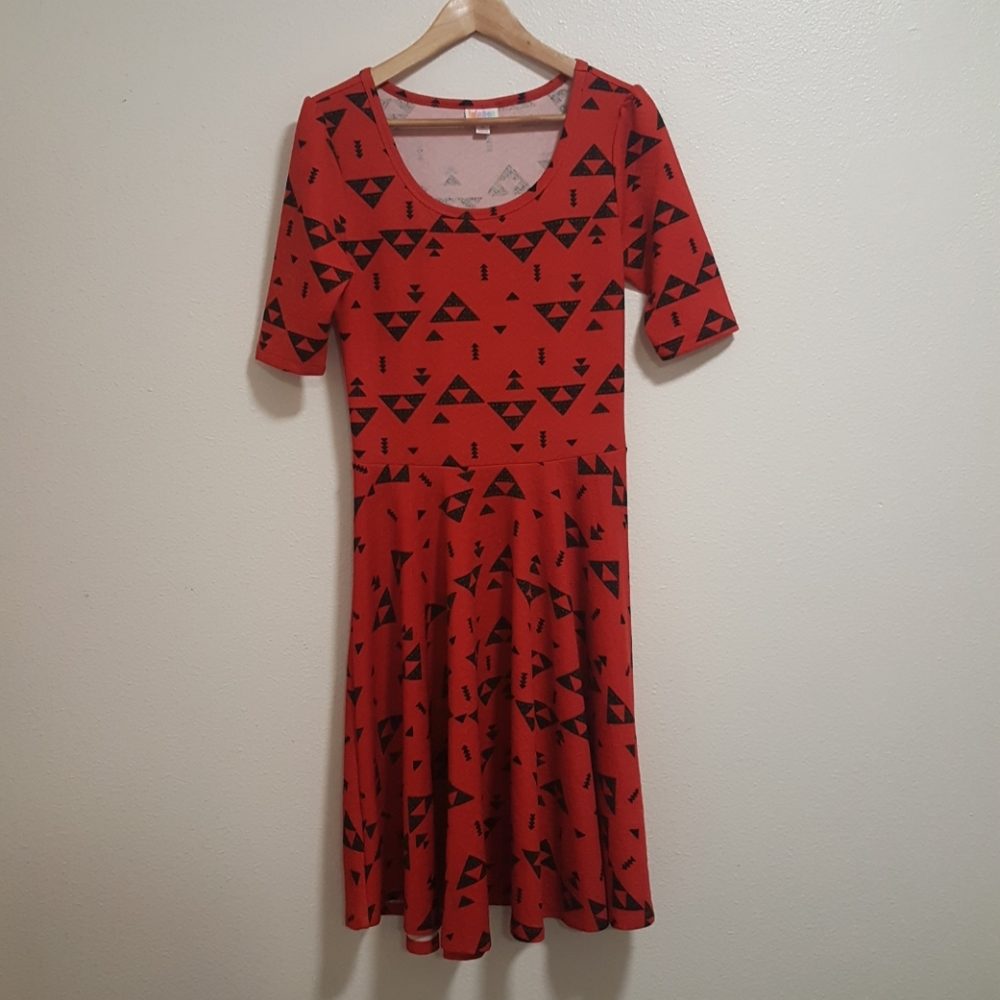 Red Nicole LLR dress Lularoe